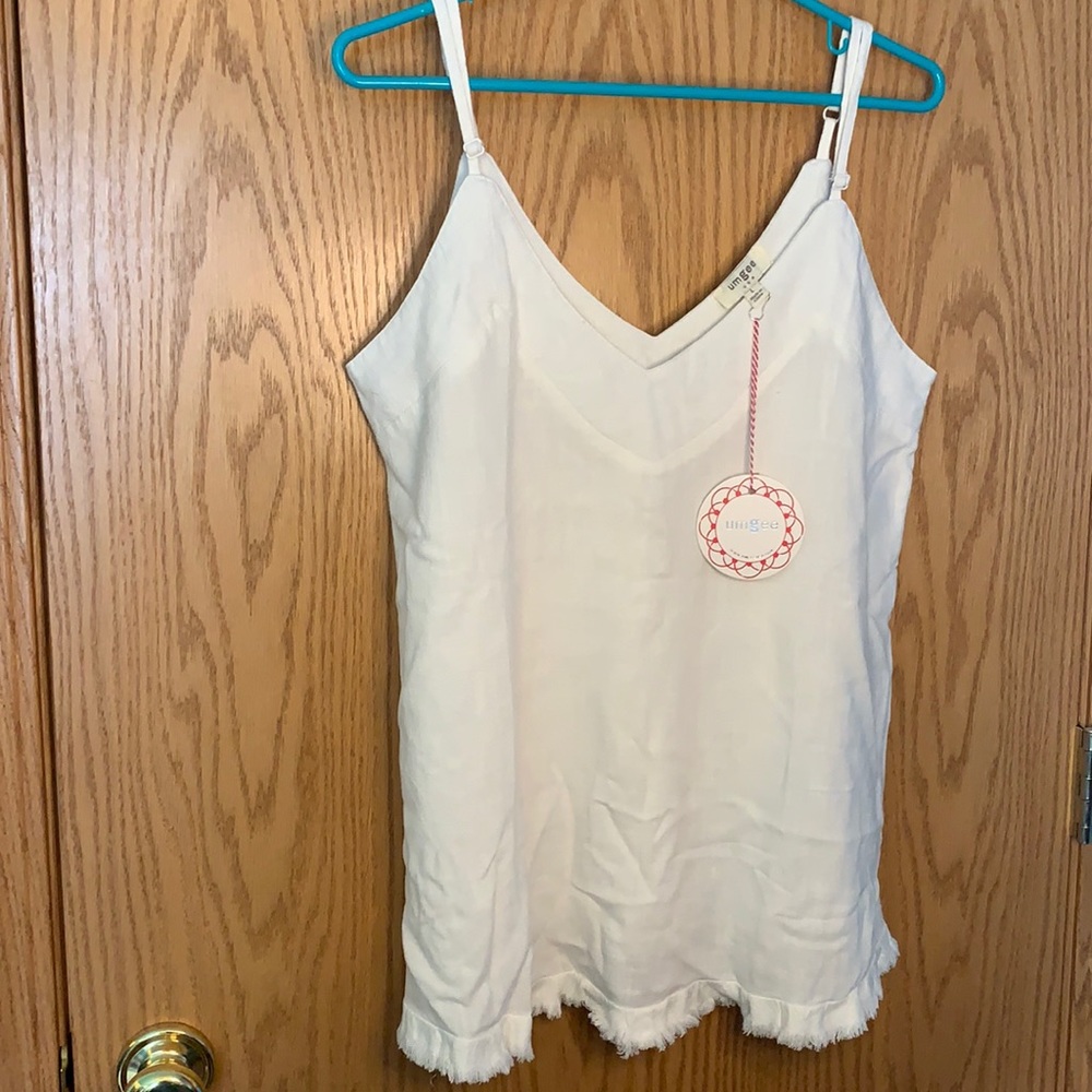 White tank top